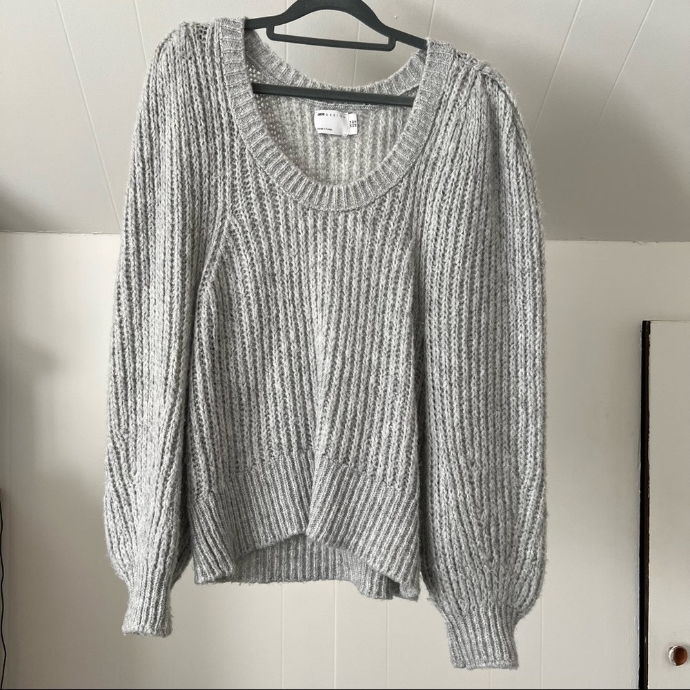 ASOS Design | Light Grey Cropped Sweater